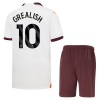 Camisola + Calções Manchester City Grealish 10 Criança Equipamento 2ª 23/24